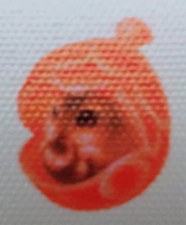 طرح خام به همراه ابزارنقاشی