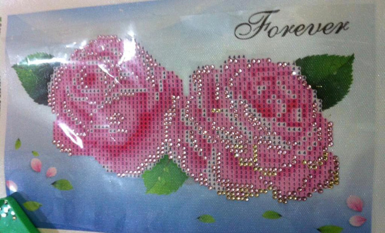 رز صورتی طرح خام